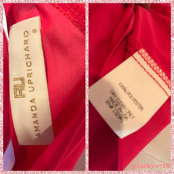 Amanda Uprichard NWOT Fuschia Celia Top Sz S - Picture 8 of 8